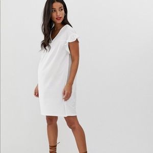 ASOS Maternity mini reversible cotton smock dress